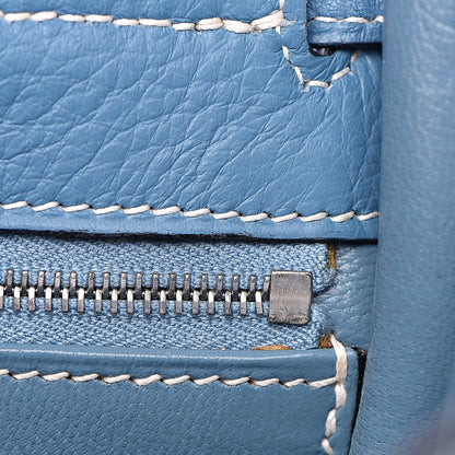 Hermes Togo Kelly Retourne 32 Blue Jean 15 of 38