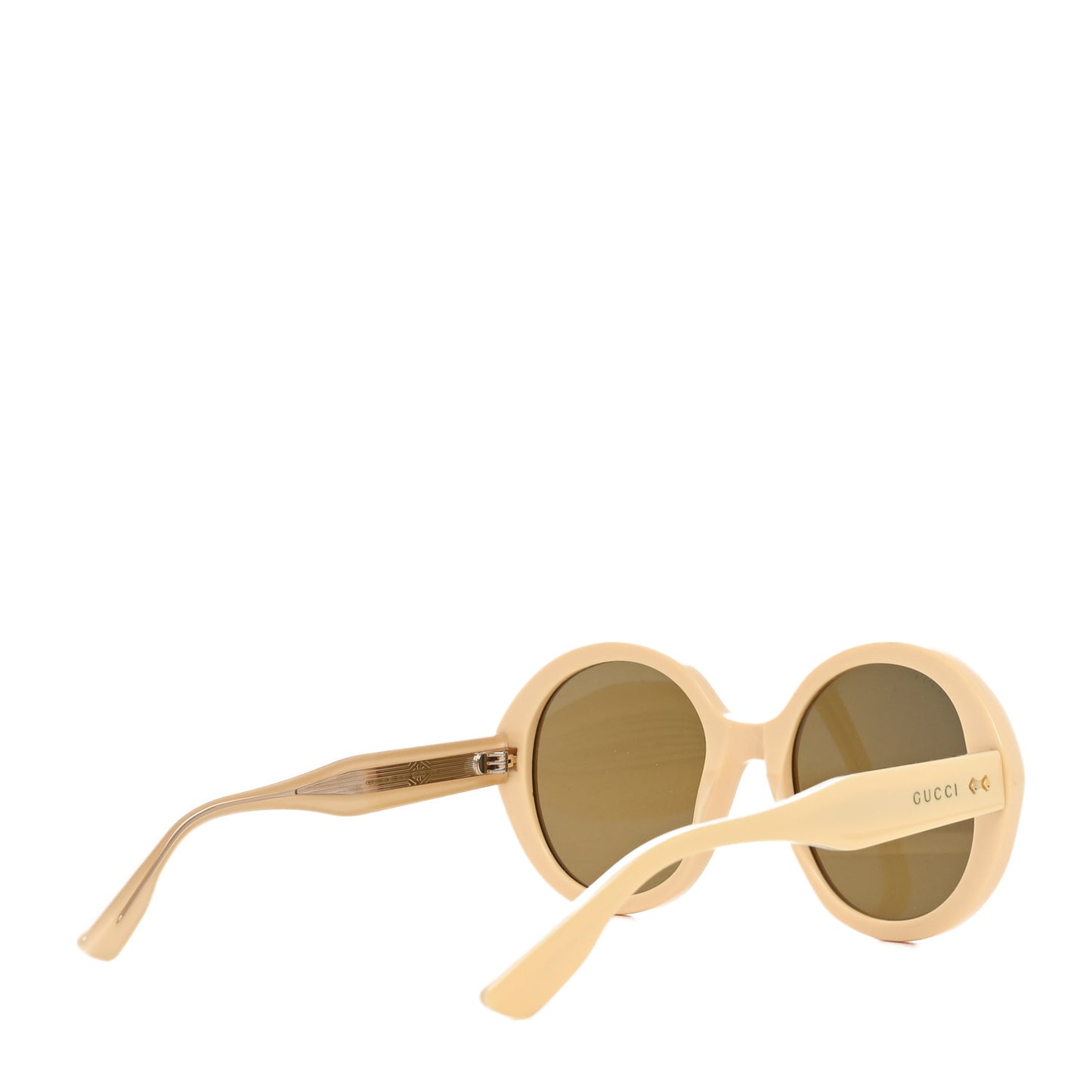 Acetate Round Sunglasses GG1081S Ivory