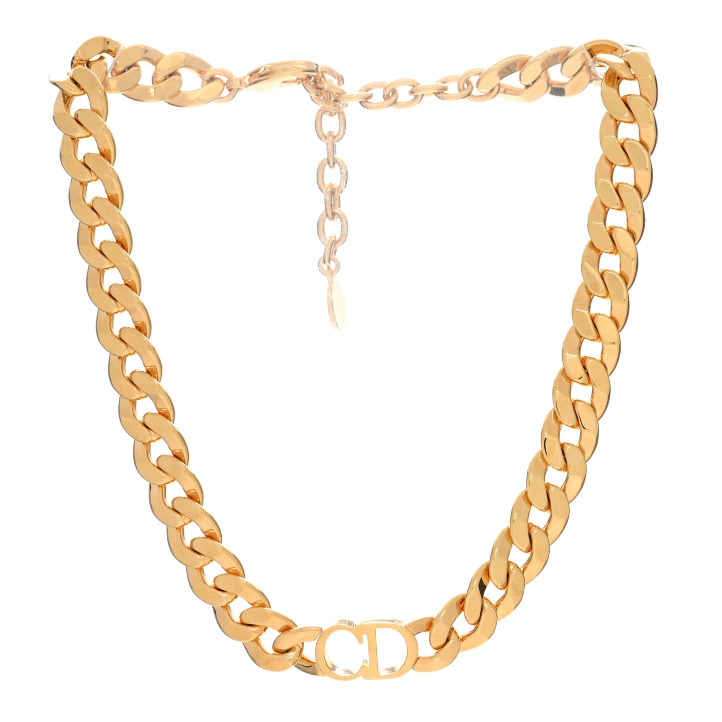 Metal Danseuse Etoile Chain Choker Necklace Gold