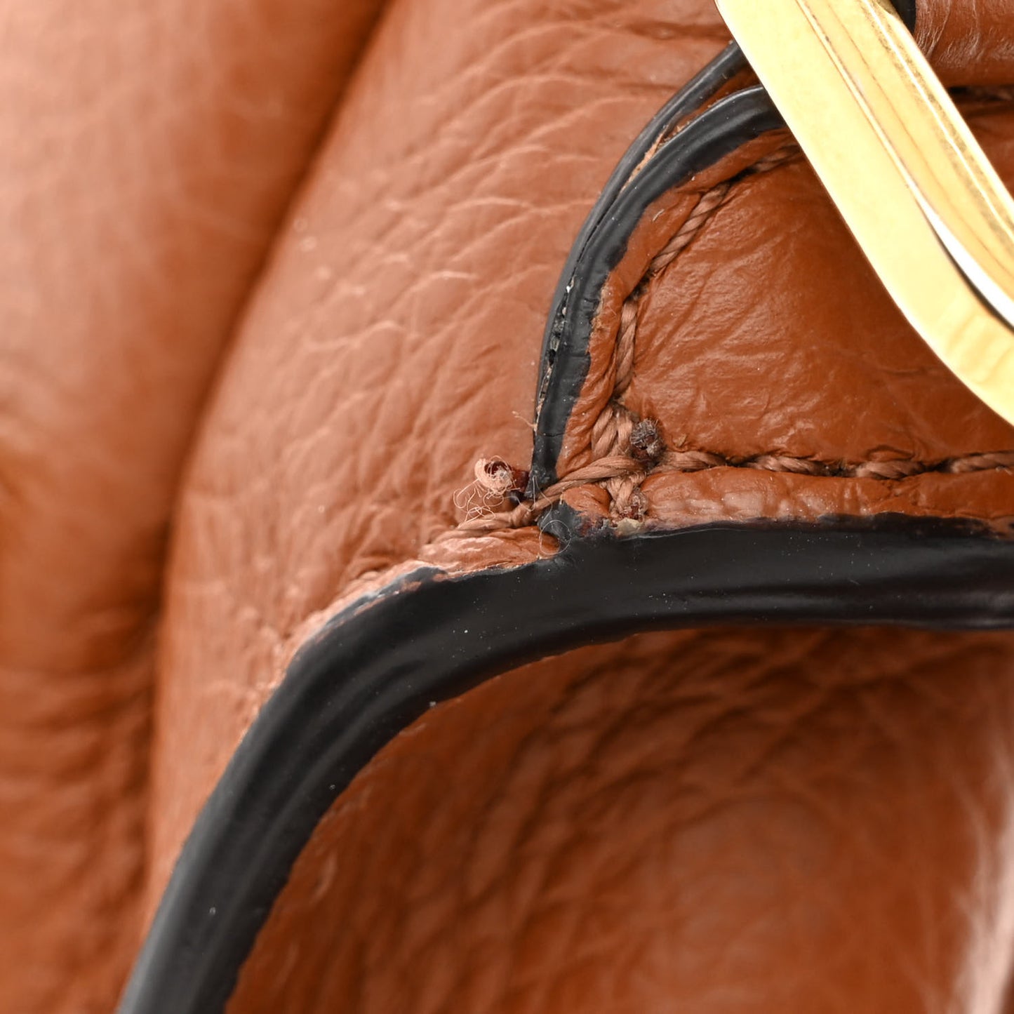 Calfskin Small Marcie Satchel Tan