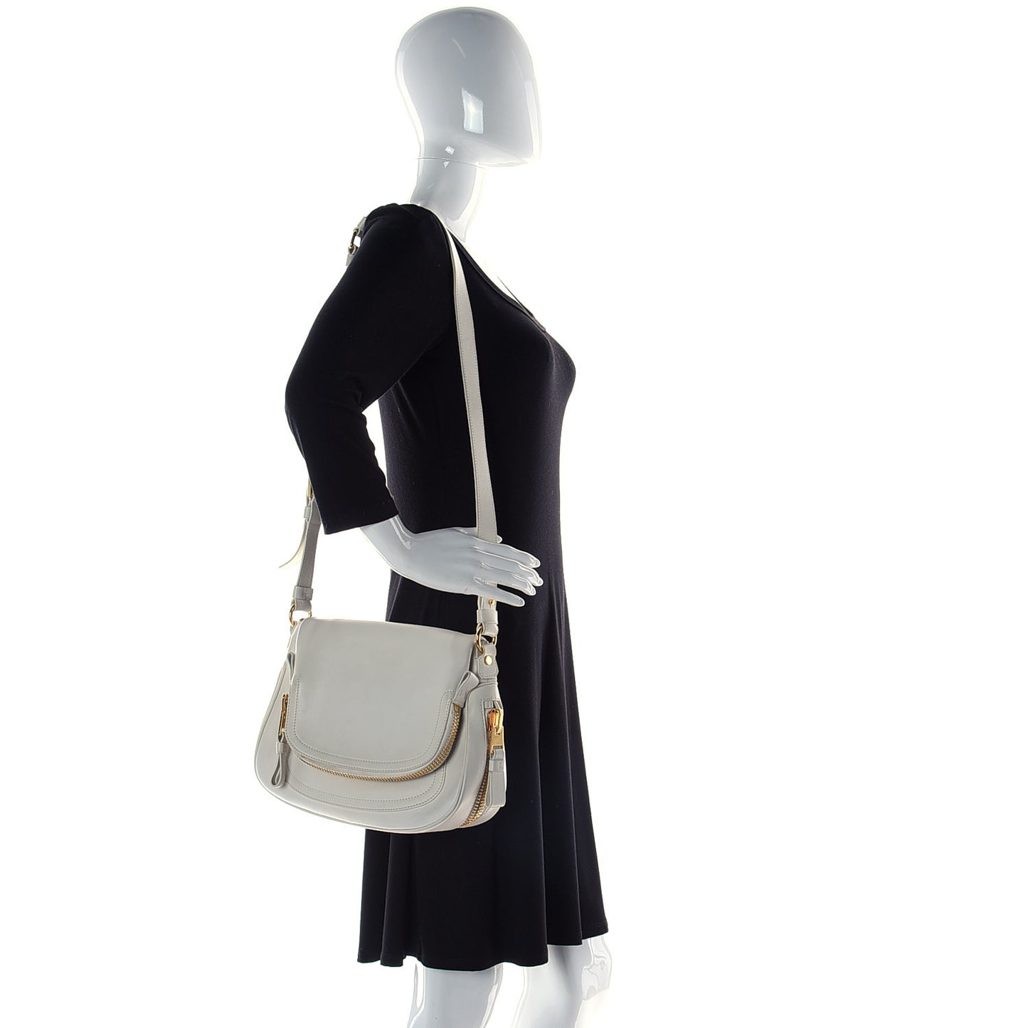 Grained Calfskin Medium Jennifer Chalk