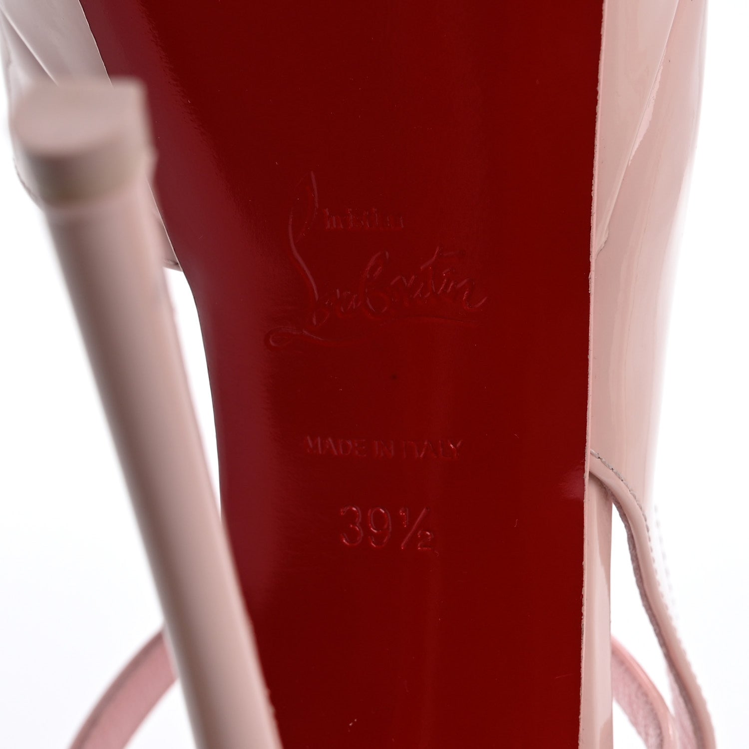 Christian Louboutin Patent So Jenlove 150 Pumps 39.5 Rosy 8 of 8