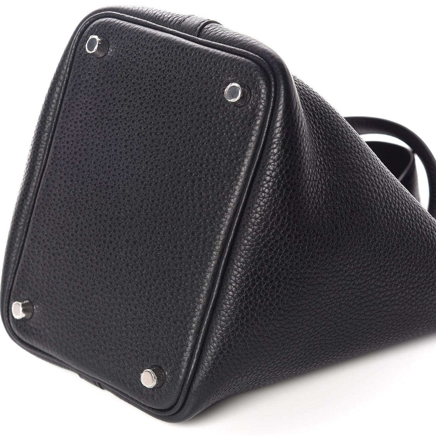 Taurillon Clemence Picotin Lock 18 PM Black