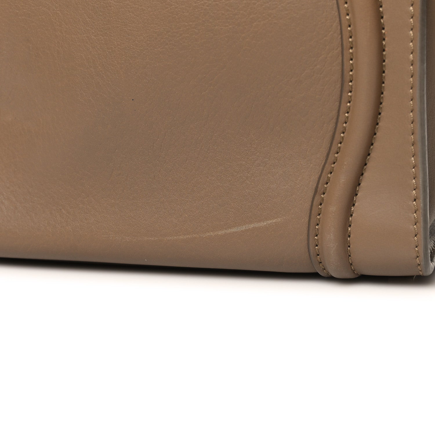 Celine Smooth Calfskin Interstice Micro Luggage Light Taupe 13 of 14
