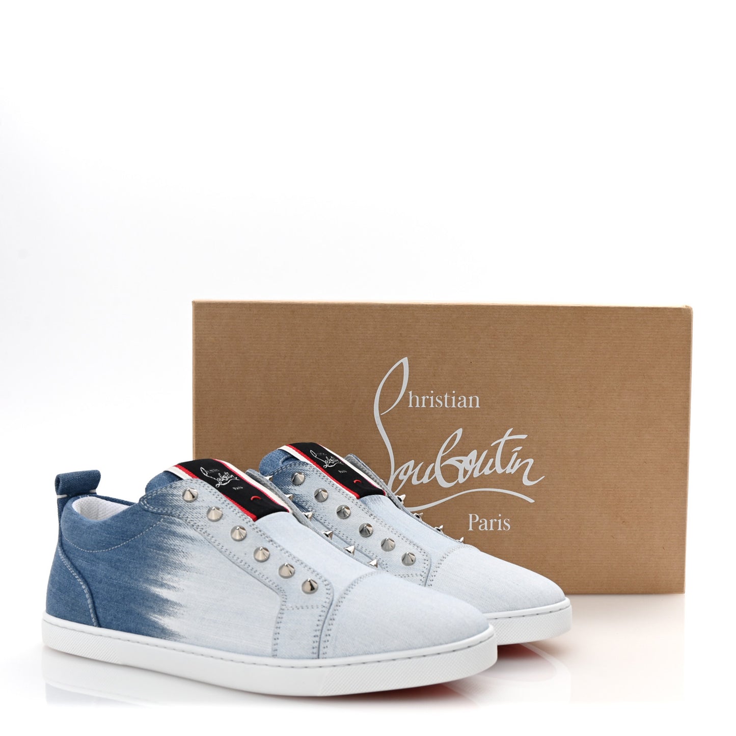 Denim Graffiti Mens Fique A Vontade Flat Sneakers 42.5 Blue White