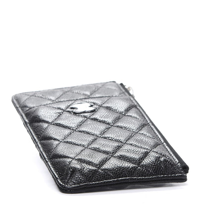 Chanel Caviar Quilted Classic Flat Wallet Pouch So Black 4 of 10