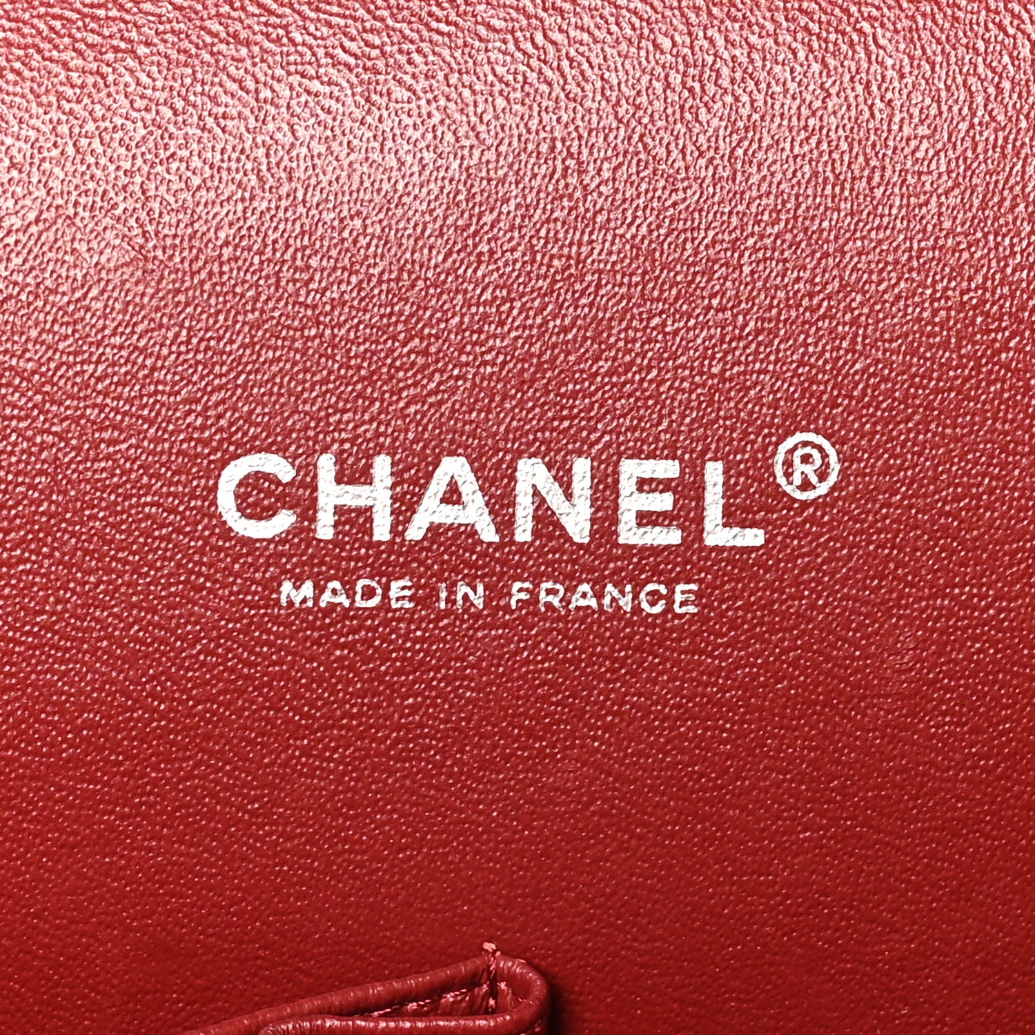 Chanel Caviar Quilted Maxi Double Flap Dark Red 6 of 10
