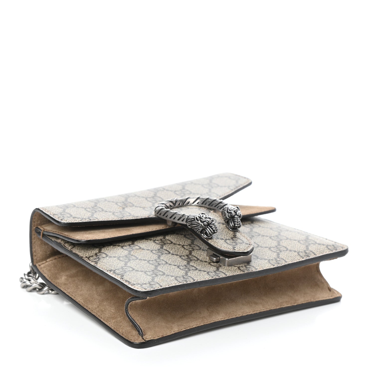Gucci GG Supreme Monogram Mini Dionysus Shoulder Bag Taupe 4 of 8