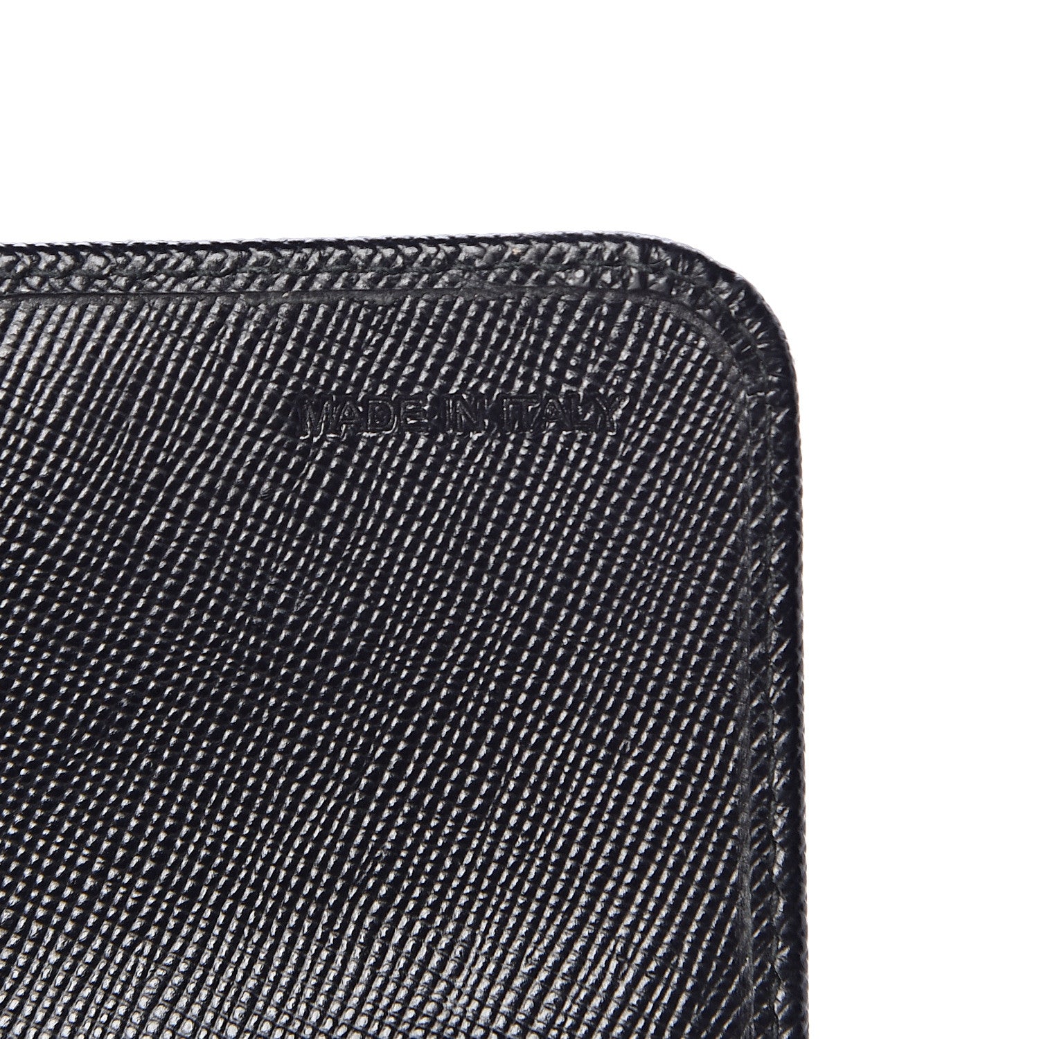 Prada Saffiano Stones Continental Wallet Black 7 of 9