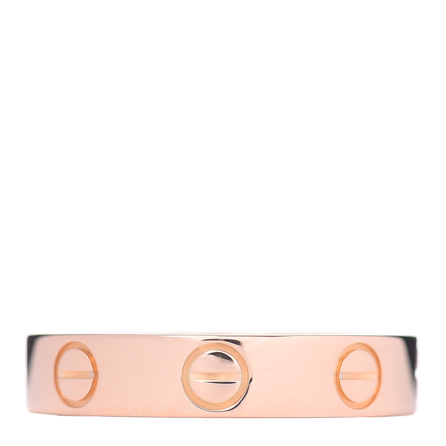 Cartier 18K Pink Gold 3.5mm LOVE Wedding Band Ring 48 4.5 1 of 5
