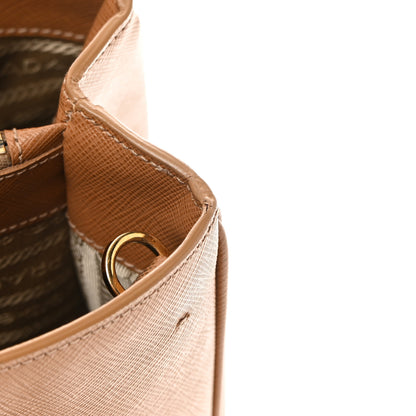 Prada Saffiano Lux Medium Tote Caramel 13 of 18