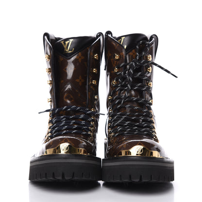 Louis Vuitton Monogram Glaze Mens Outland Ankle Boots 8 Ebene 2 of 9