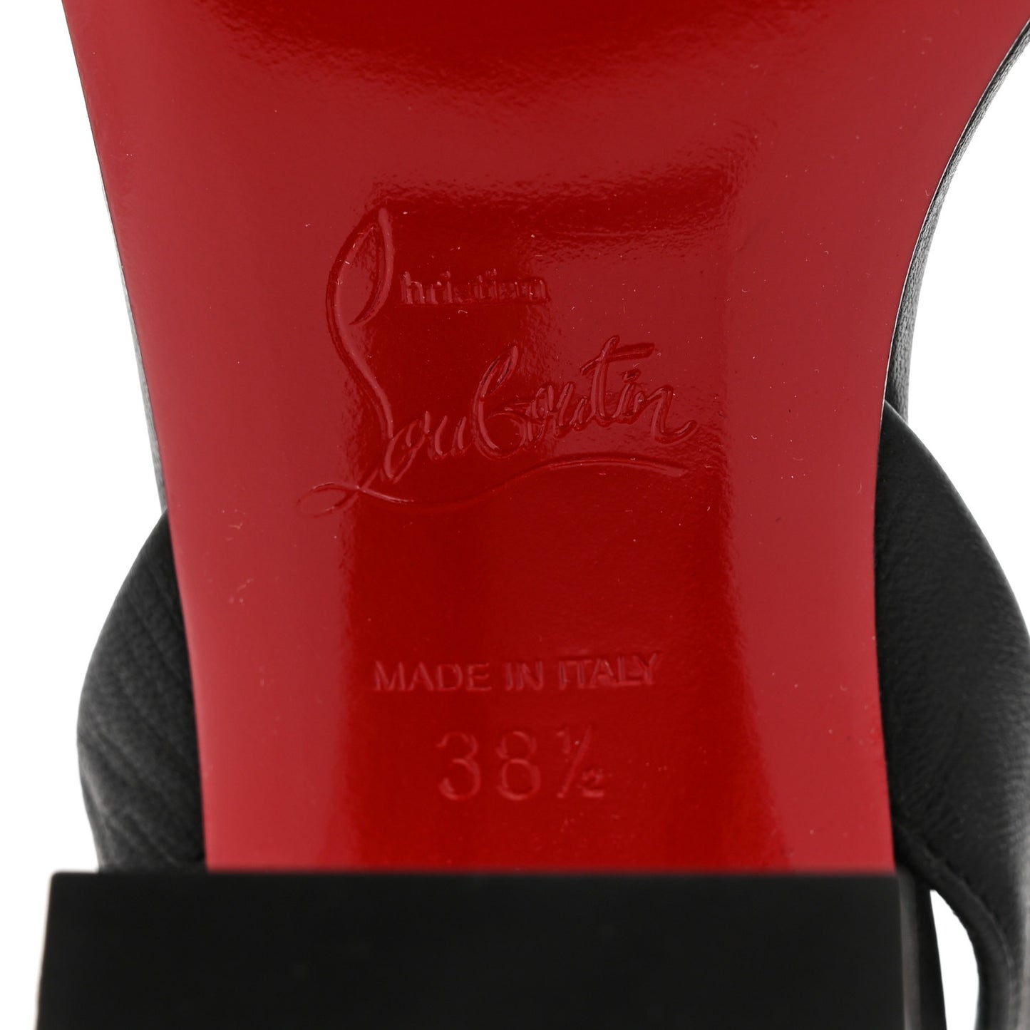 Nappa Tournikouna 85 Sandals 38.5 Black