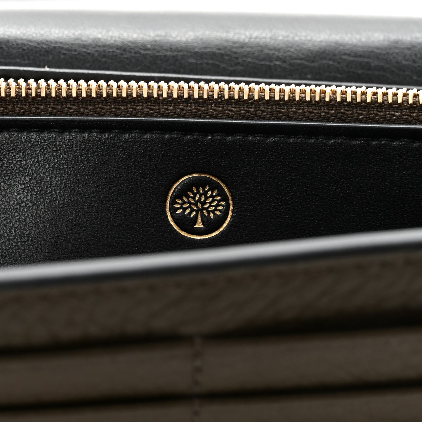 Heavy Grain Calfskin Continental Wallet Green