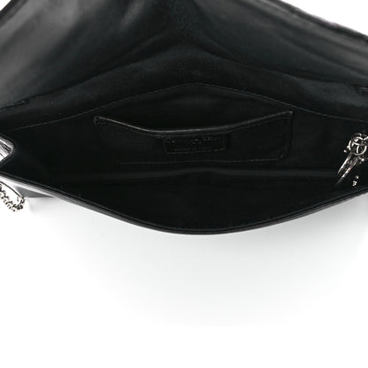 Christian Dior Lambskin Cannage Lady Dior Convertible Clutch Black 5 of 11