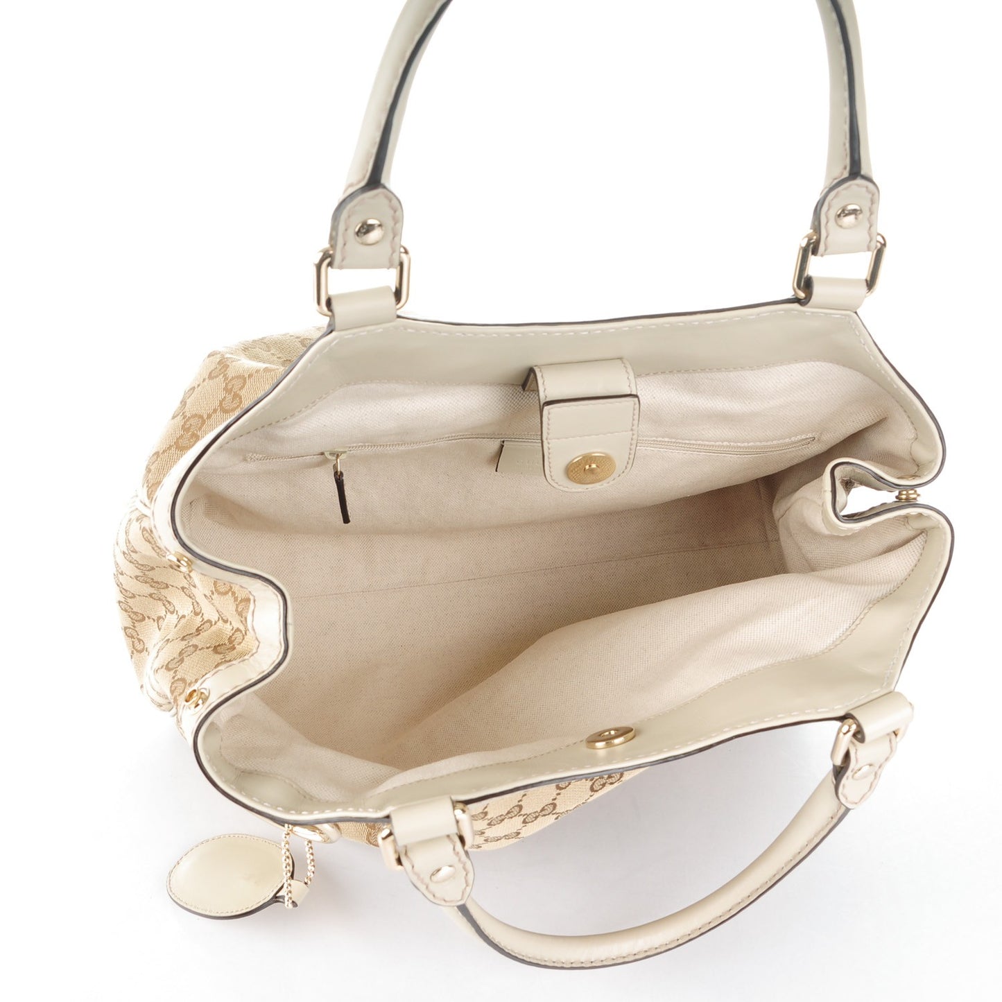 Monogram Medium Sukey Tote Off White