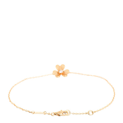 Van Cleef & Arpels 18K Yellow Gold Diamond Mini Frivole Bracelet 3 of 5
