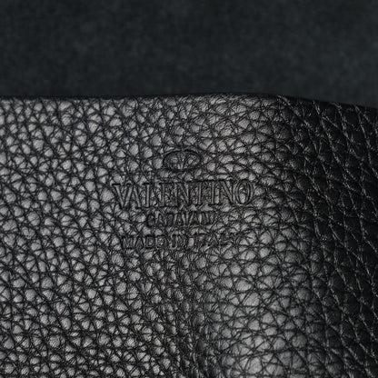Valentino Garavani Grained Calfskin Rockstud Backpack Black 5 of 8