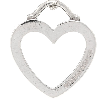 Tiffany Sterling Silver Heart Pendant Necklace 4 of 4