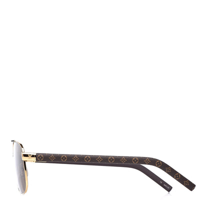 Louis Vuitton Monogram Pacific Sunglasses Z2338E Gold 3 of 6