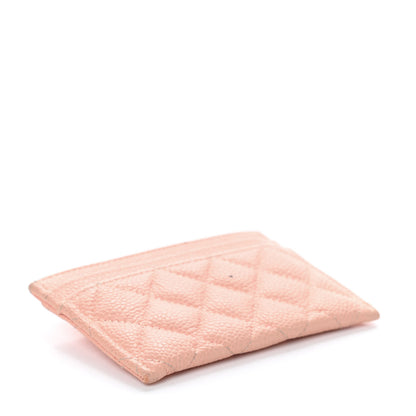 Chanel Caviar Quilted Boy Card Holder Light Pink 4 of 9