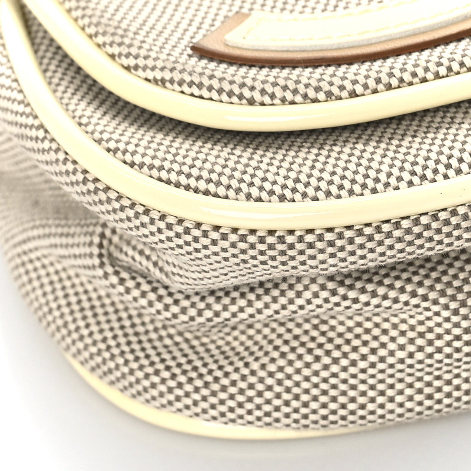 Chanel Canvas Camellia No. 5 Flap Beige Grey 8 of 11