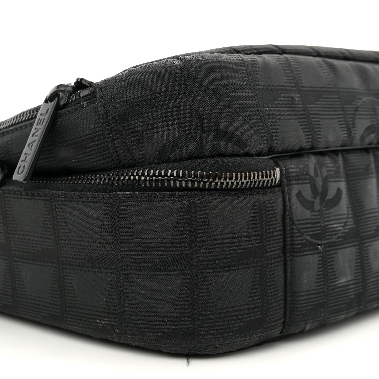 Chanel Nylon Travel Laptop Briefcase Black 13 of 22