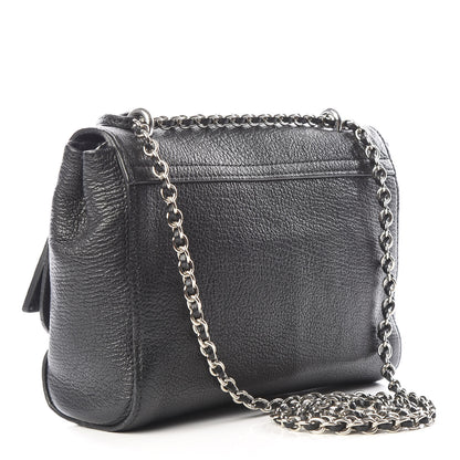 Mulberry Glossy Goatskin Small Lily Flap Black 2 of 10