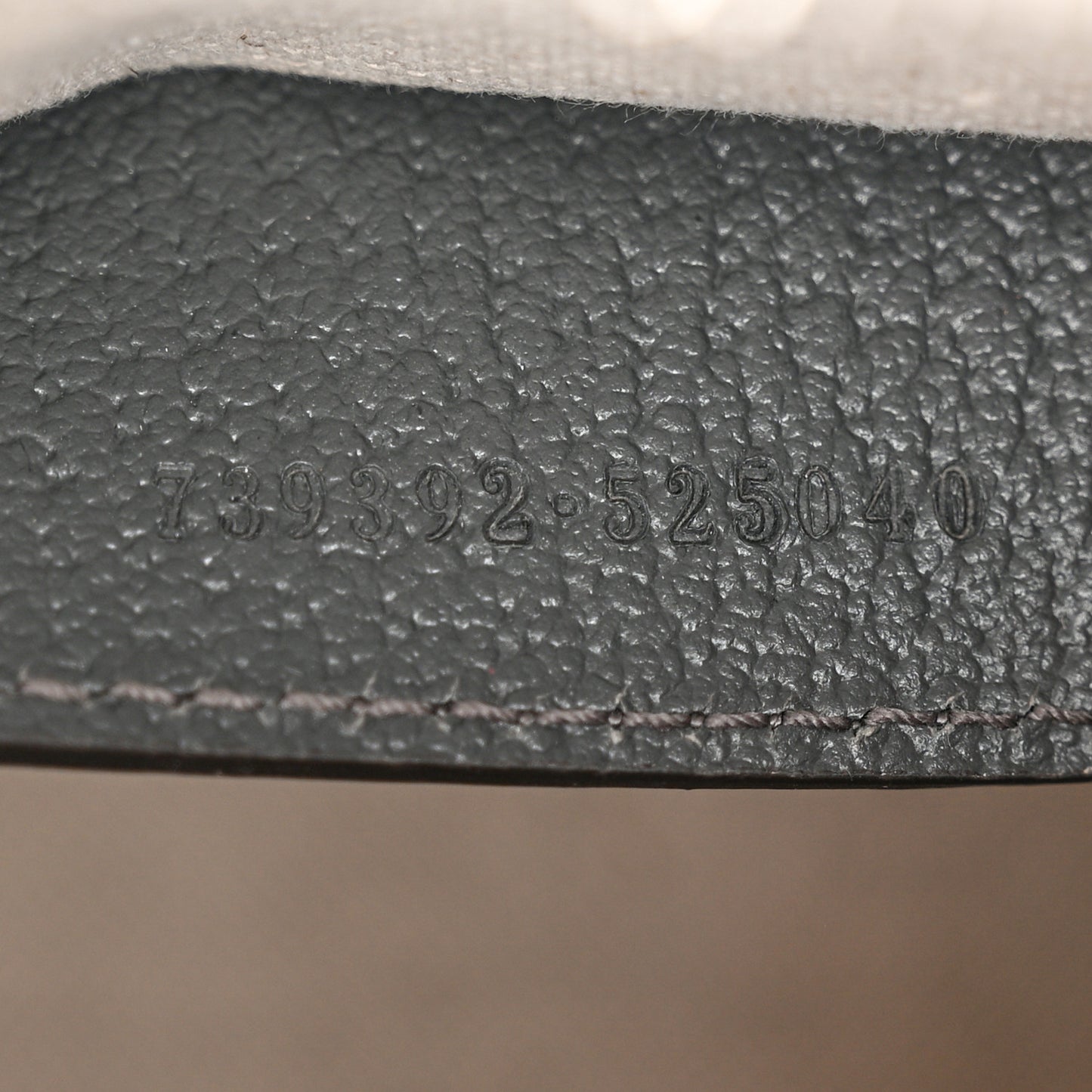 GG Supreme Monogram Textured Dollar Calfskin Small Ophidia Top Handle Shoulder Bag Grey Black Graphite Grey