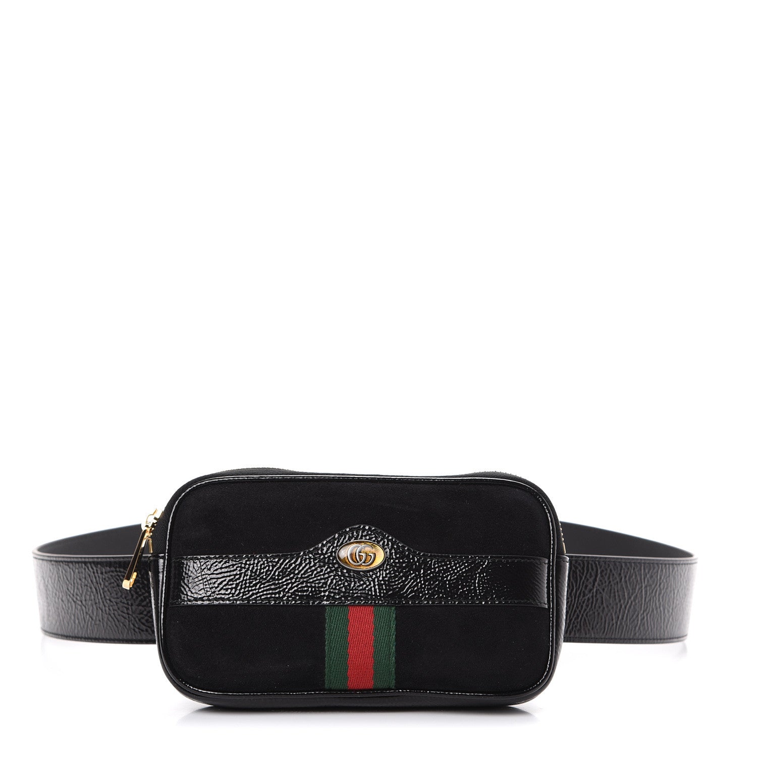 Gucci Suede Patent Ophidia Belted iPhone Case 95 38 Black 1 of 11