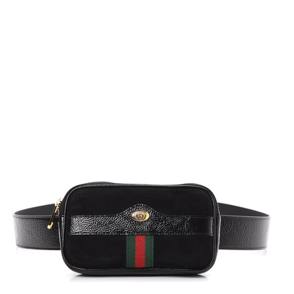 Gucci Suede Patent Ophidia Belted iPhone Case 95 38 Black 1 of 11