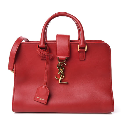 Saint Laurent Calfskin Baby Monogram Cabas Red 1 of 13