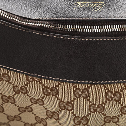 Gucci Monogram Large D Gold Hobo Dark Brown 13 of 21