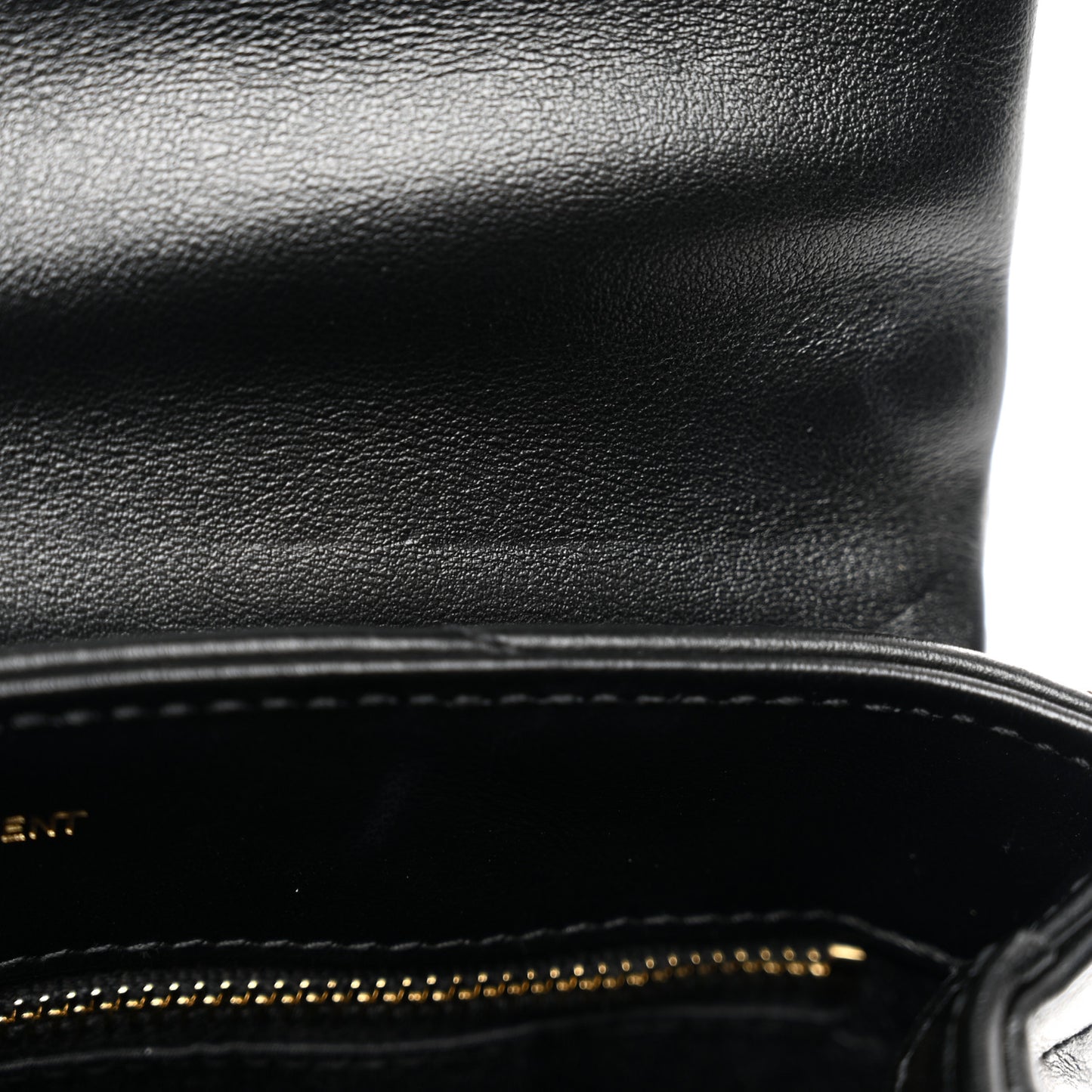 Calfskin Y Quilted Monogram Toy Loulou Crossbody Bag Black