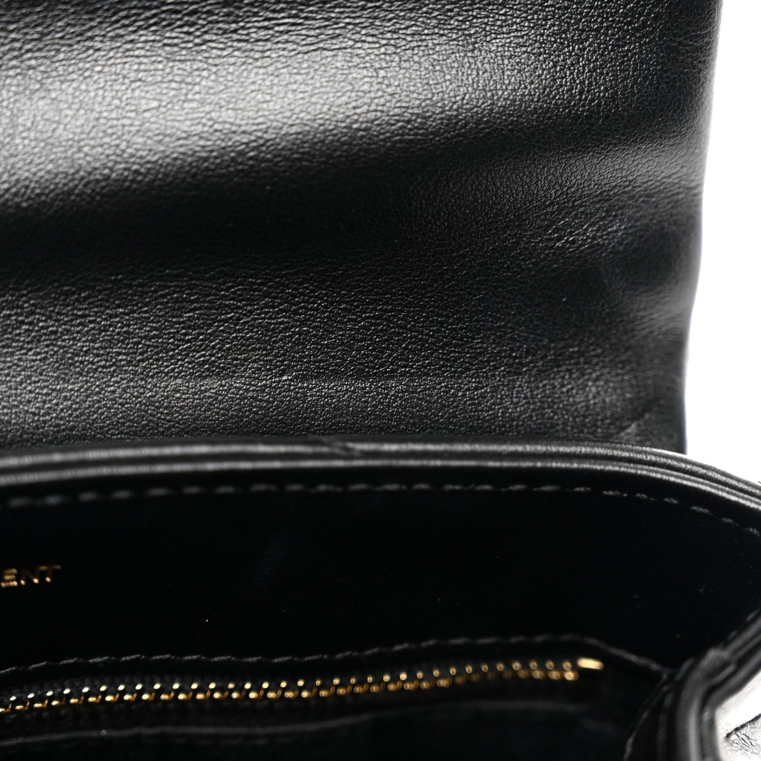 Saint Laurent Calfskin Y Quilted Monogram Toy Loulou Crossbody Bag Black 11 of 12