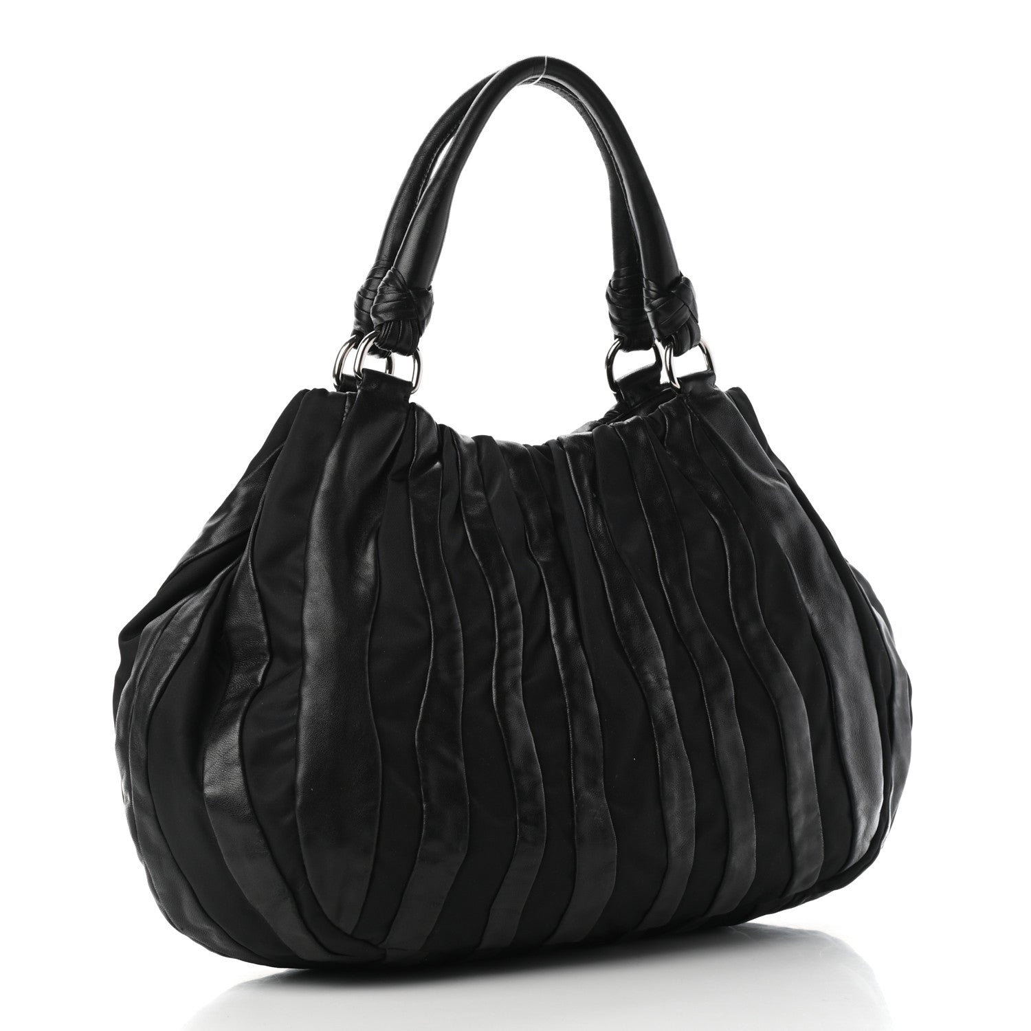Prada Tessuto Nappa Mordore Tote Black 3 of 8