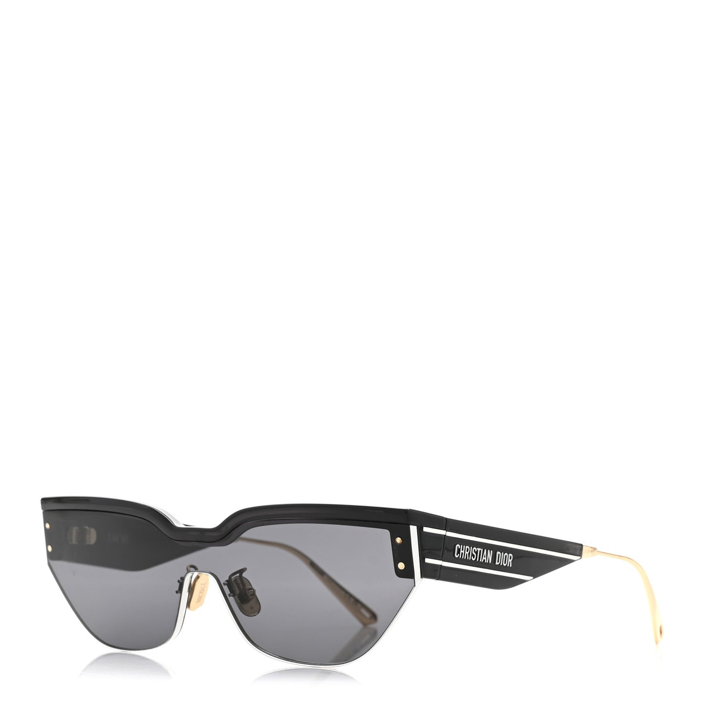 Acetate DiorClub M3U Cat Eye Mask Sunglasses Black