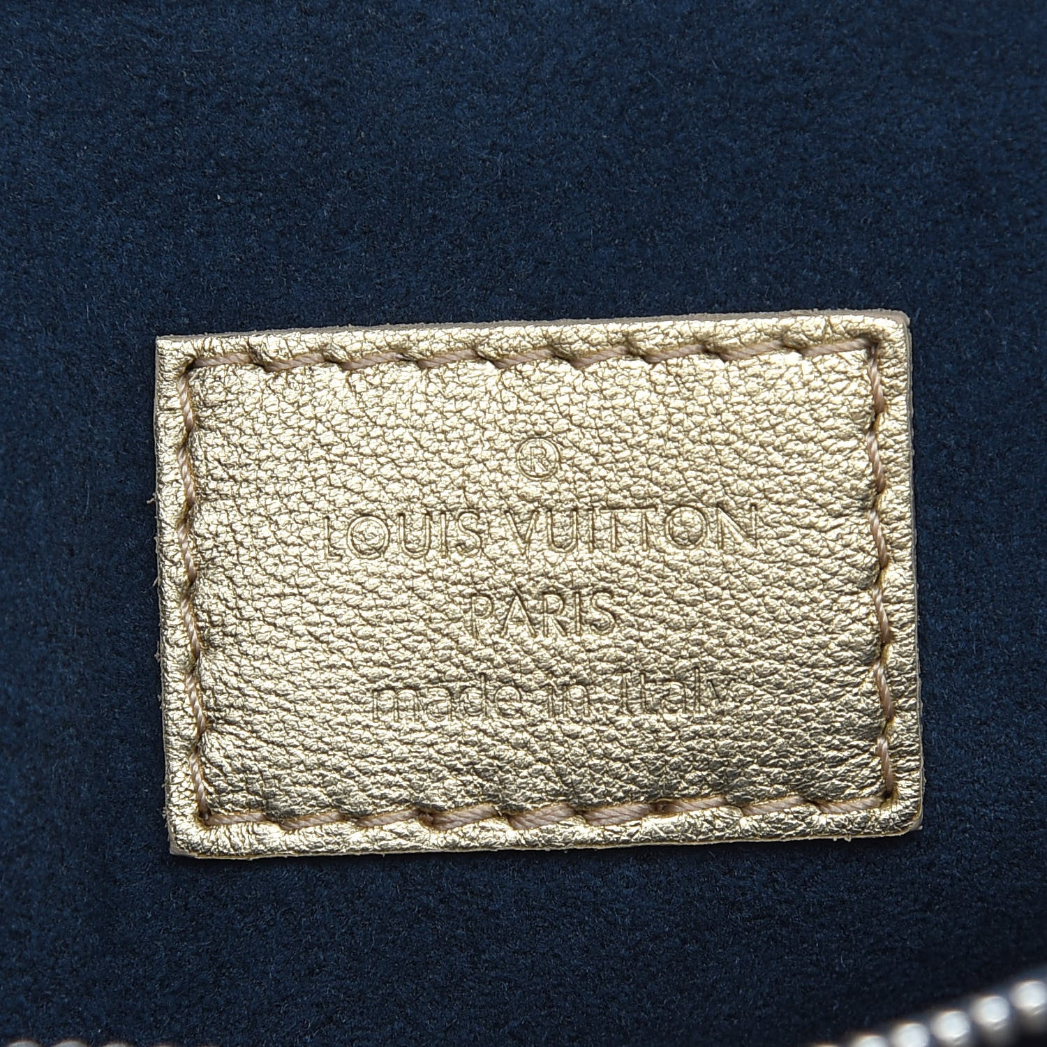 Louis Vuitton Lambskin Embossed Monogram Coussin PM Gold 5 of 5