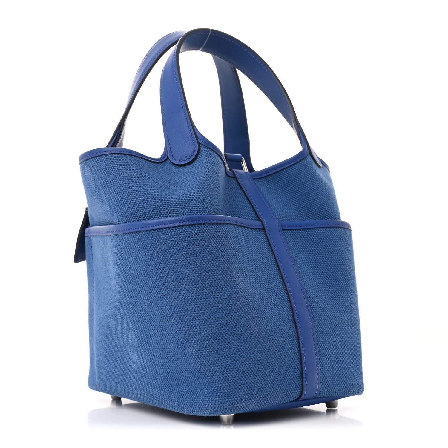 Hermes Toile Goeland Swift Cargo Picotin Lock 18 Bleu France 3 of 10