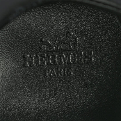 Hermes Calfskin Day Sneakers 37.5 Black 8 of 9