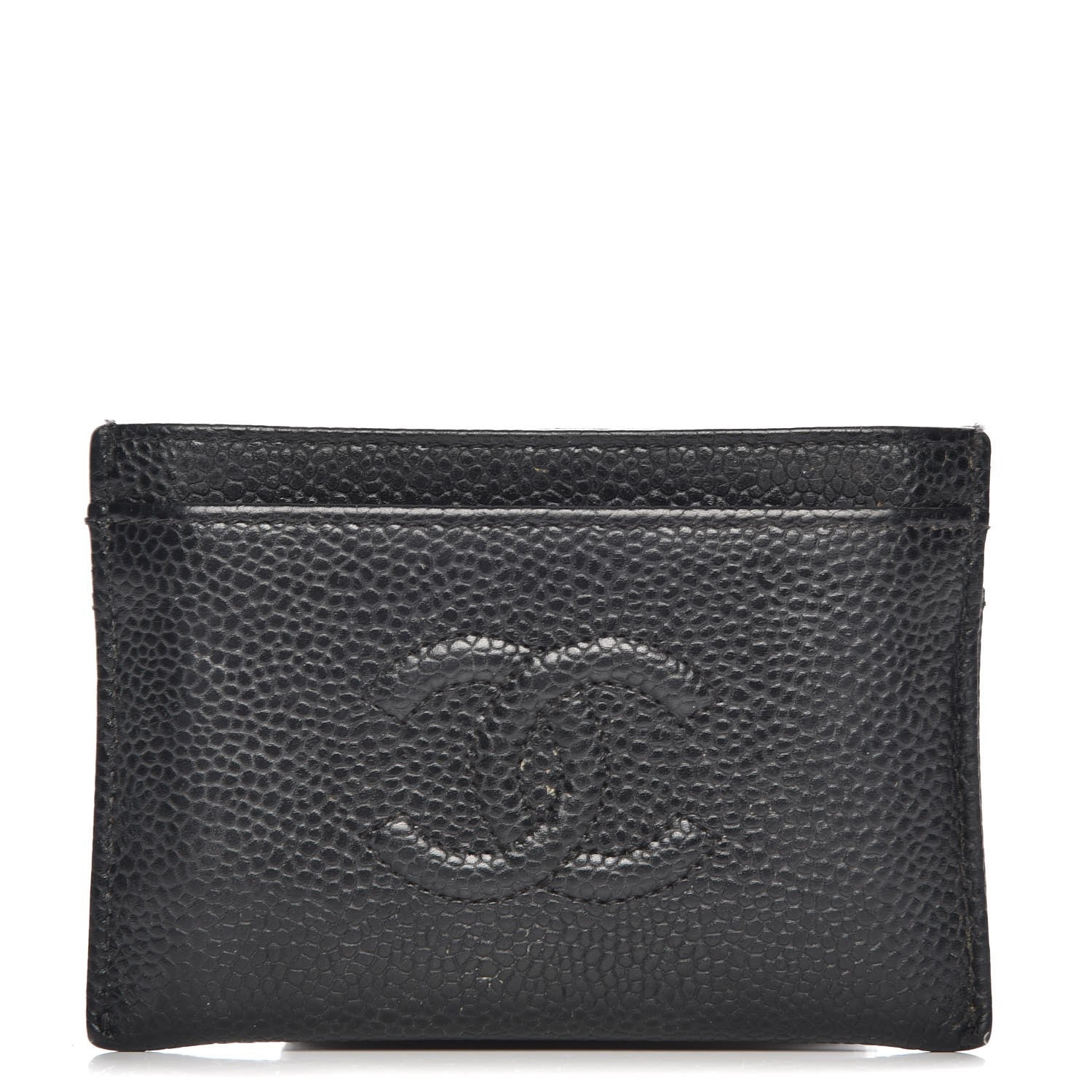 Chanel Caviar Timeless CC Card Holder Black 1 of 8