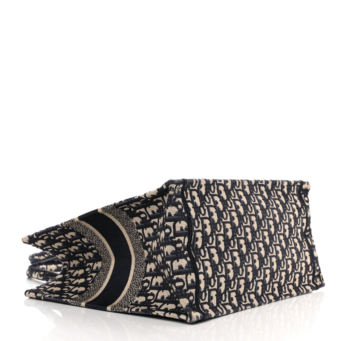 Oblique Medium Book Tote Blue Multicolor