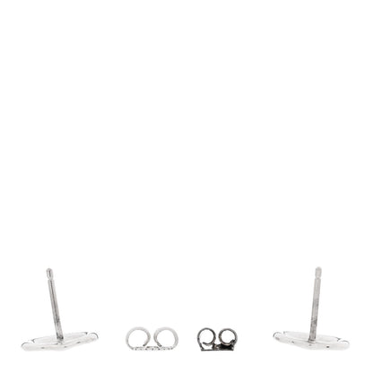 Tiffany Sterling Silver Elsa Peretti 11mm Open Heart Earrings 3 of 4