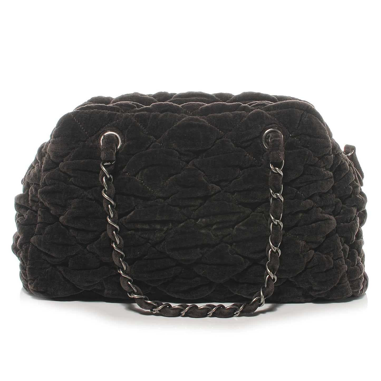 Velour Bubble Quilt Moscow Bowler Brown