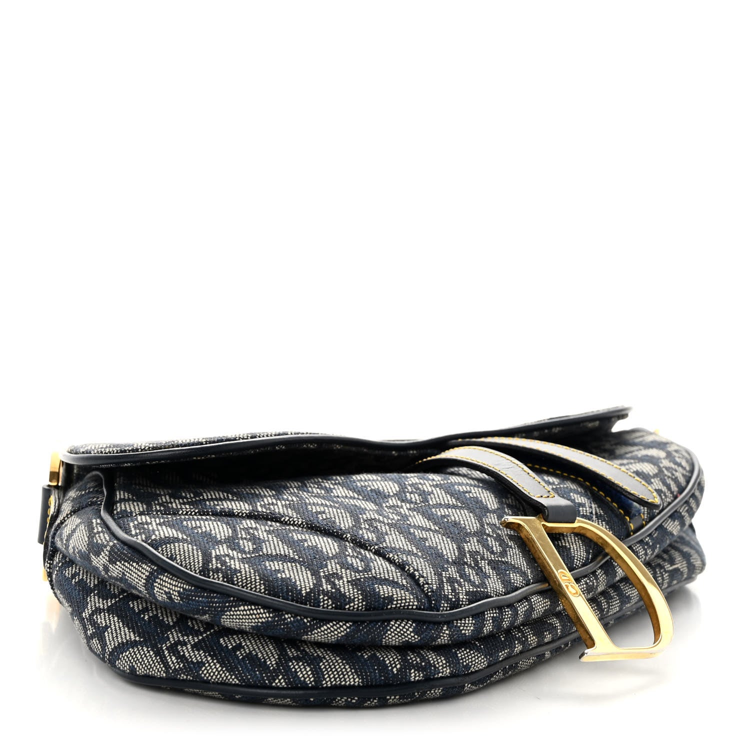 Christian Dior Monogram Saddle Bag Blue 4 of 10