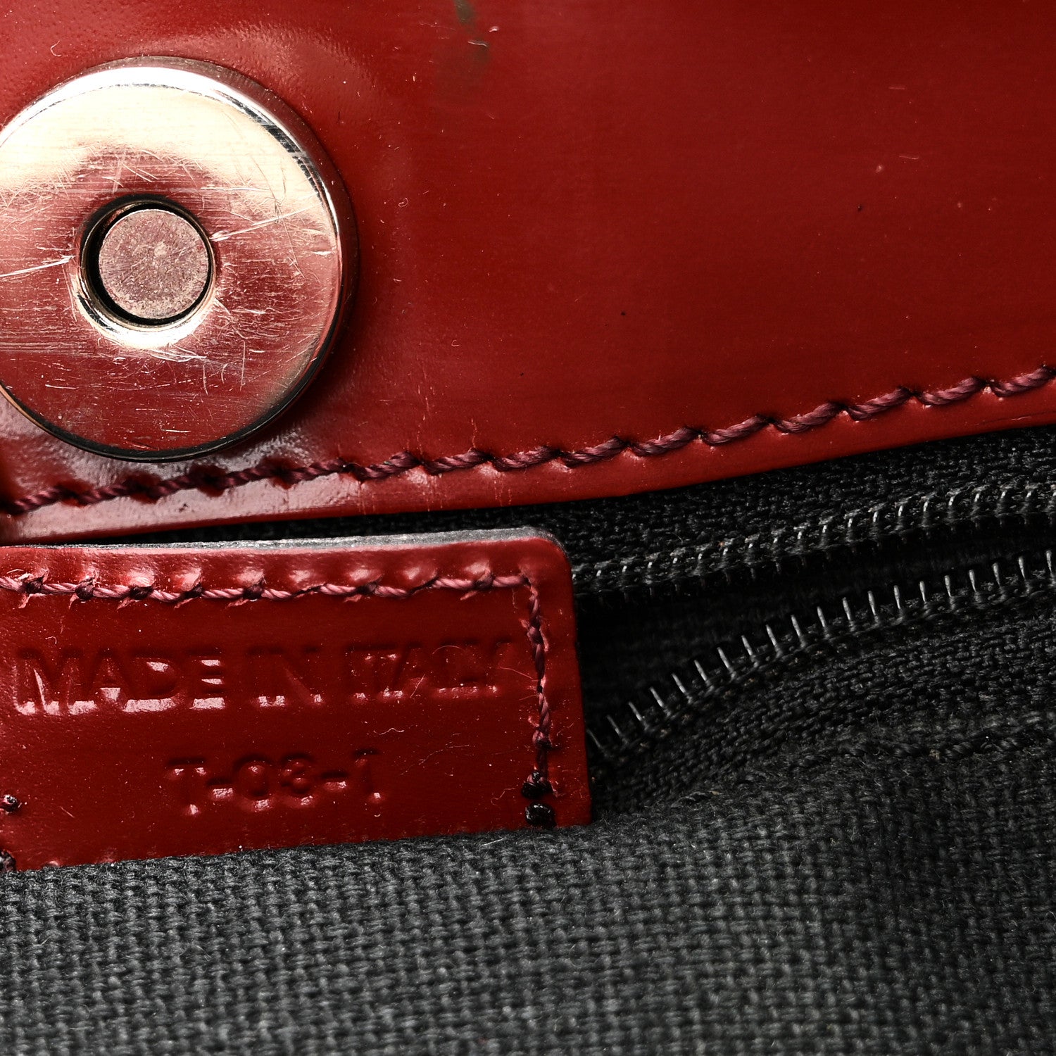 Burberry Haymarket Check Medium Tote Red 7 of 10