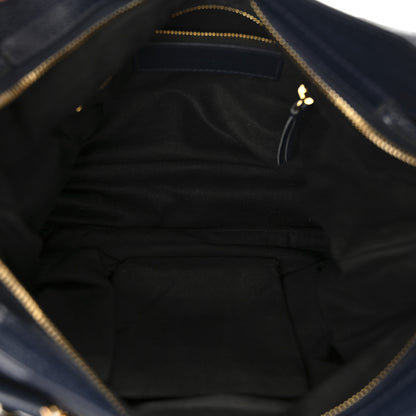 Balenciaga Chevre Gold Metallic Edge Hardware Town Bleu Nuit Dark Sea 5 of 15