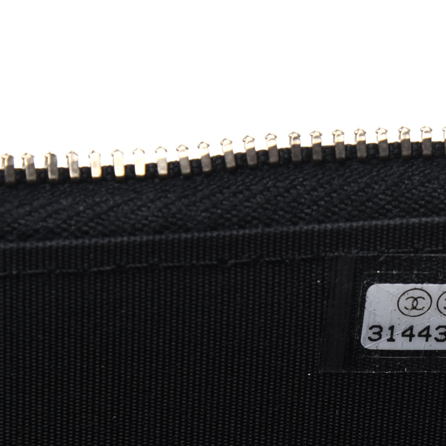 Lambskin Quilted Small Top Handle Vanity Case With Chain Black
