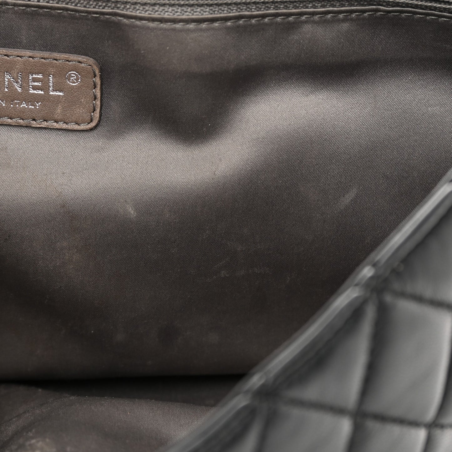 Lambskin Quilted Jumbo Coco Rain Flap Black