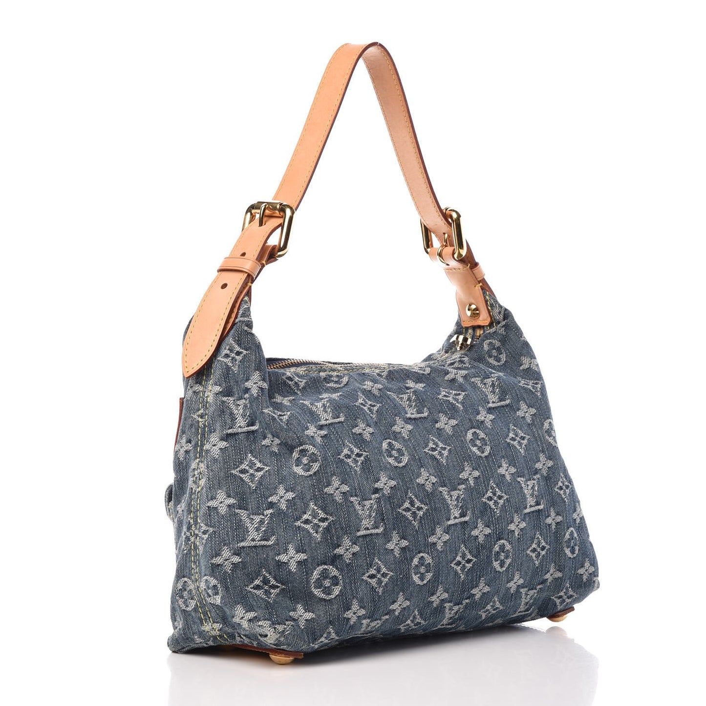 Monogram Denim Baggy PM Blue